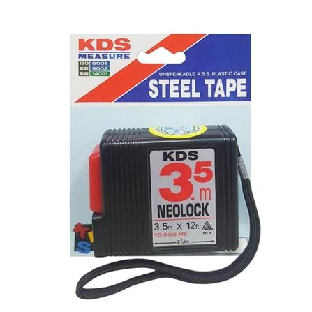 MEASURING TAPE KDS NEOLOCK 3.5M BLACK_0
