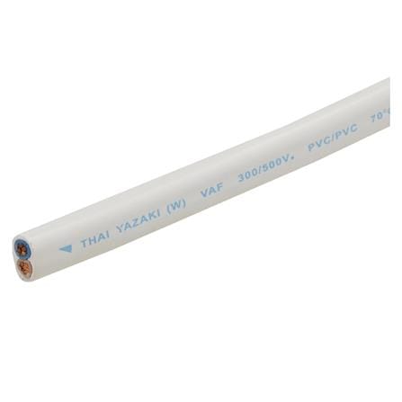 สายไฟ VAF YAZAKI 2x4 ตร.มม. 100 ม. สีขาว_3