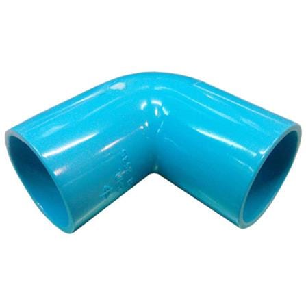 ข้องอ 90 องศา ท่อน้ำไทย 2 1/2" สีฟ้า
