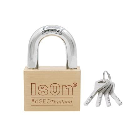 กุญแจมาสเตอร์คีย์ ISON 450 50 มม. สีทองเหลืองขัดเงา (ชุด 3 ตัว)_1