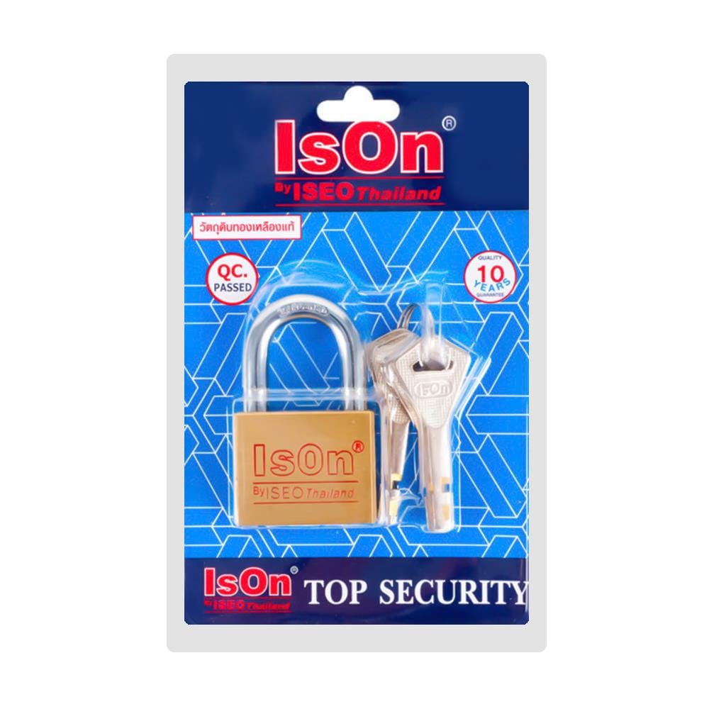 กุญแจลูกปืน ISON 450 40 มม. สีทอง