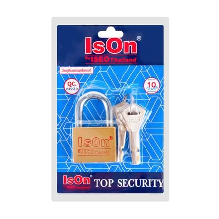 กุญแจลูกปืน ISON 450 40 มม. สีทอง_1