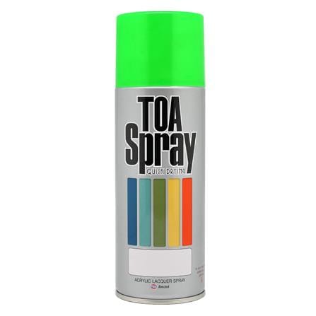 สีสเปรย์สะท้อนแสง TOA F5 สีเขียว 400 ซีซี_0