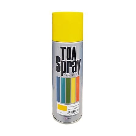 ACRYLIC LACQUER SPRAY PAINT TOA 5 YELLOW 400CC