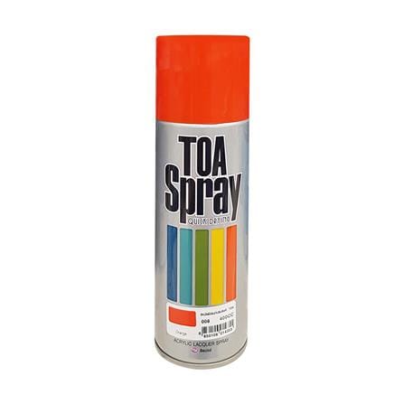 ACRYLIC LACQUER SPRAY PAINT TOA 8 ORANGE 400CC