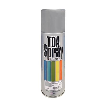 ACRYLIC LACQUER SPRAY PAINT TOA 17 SILVER 400CC