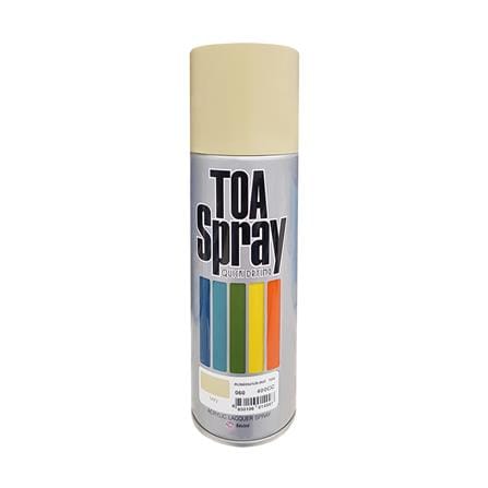 ACRYLIC LACQUER SPRAY PAINT TOA 60 IVORY 400CC