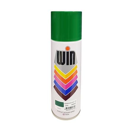 ACRYLIC LACQUER SPRAY PAINT WIN 214 GREEN 400CC