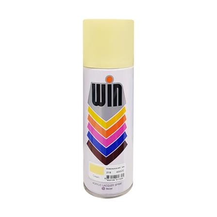 ACRYLIC LACQUER SPRAY PAINT WIN 219 CREAM 400CC