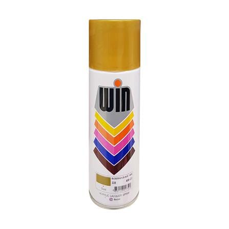 ACRYLIC LACQUER SPRAY WIN #228 GOLD 400CC