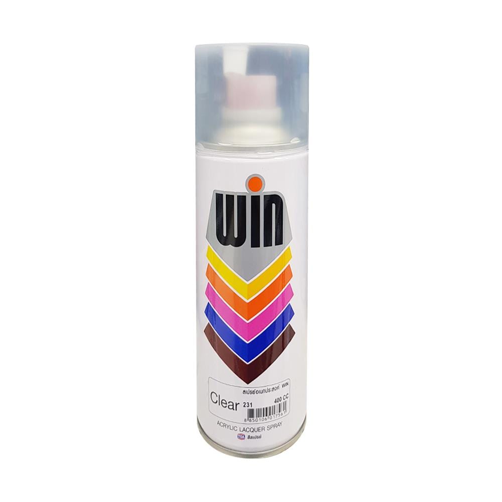 ACRYLIC LACQUER SPRAY PAINT WIN 231 CLEAR 400CC