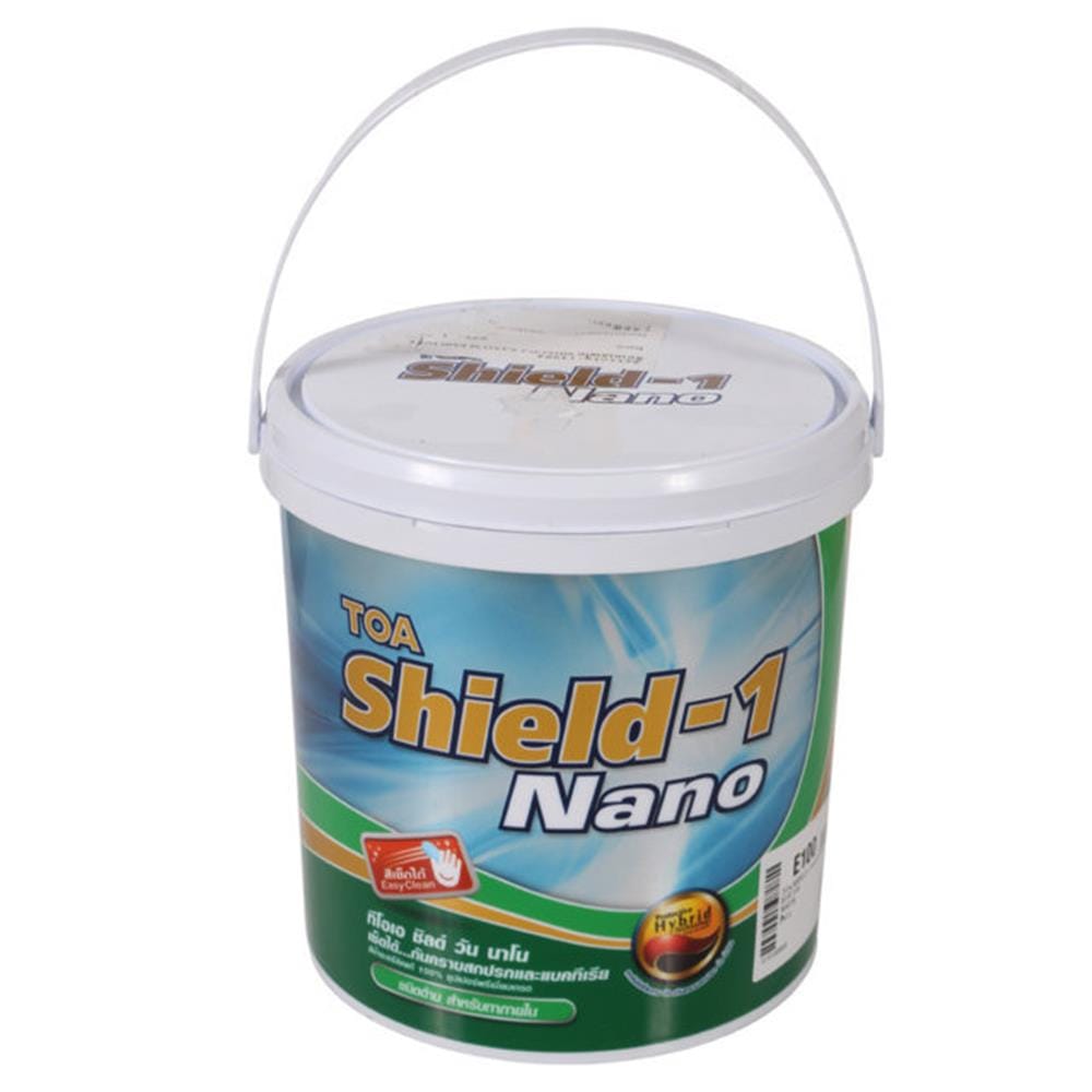สีน้ำทาภายใน ชนิดด้าน TOA SHIELD-1 NANO E100 1 แกลลอน
