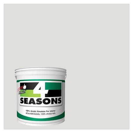 สีน้ำทาภายใน ชนิดด้าน TOA 4 SEASONS A5001 สีเทา 1 แกลลอน_0