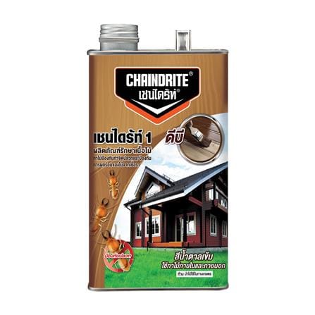 น้ำยากำจัดปลวก CHAINDRITE สีน้ำตาลดำ 5 ลิตร_0