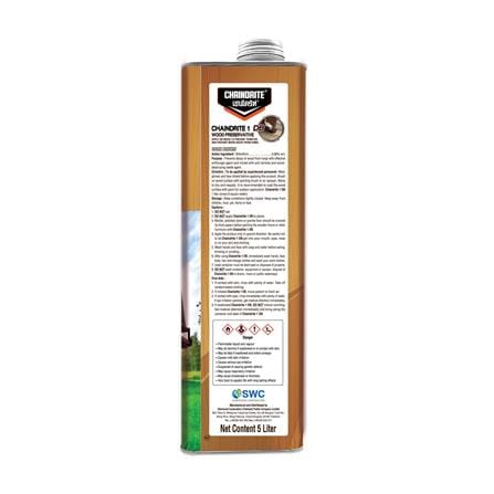 น้ำยากำจัดปลวก CHAINDRITE สีน้ำตาลดำ 5 ลิตร_1