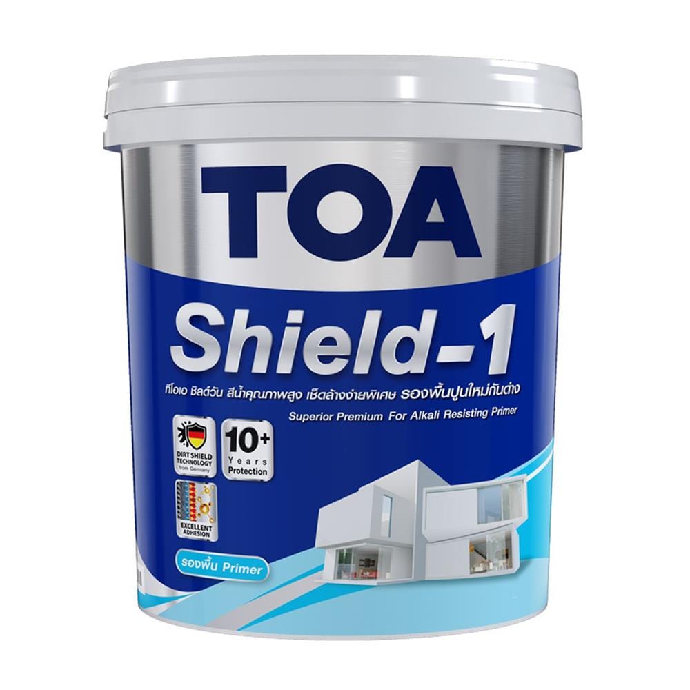 สีรองพื้นปูนใหม่ ชนิดด้าน TOA SHIELD-1 5 แกลลอน