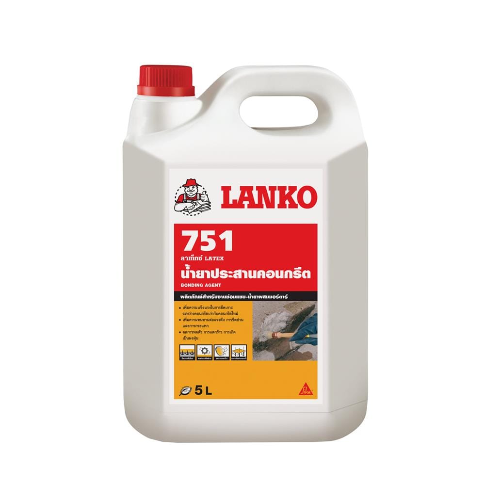 น้ำยาประสานคอนกรีต LANKO 751 5 ลิตร