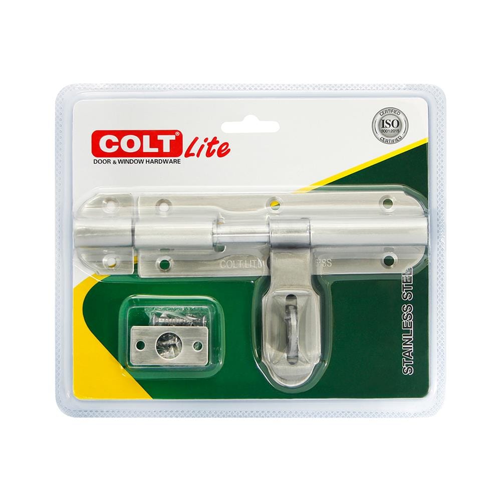 กลอนขวาง COLT LITE 3034 6 นิ้ว สีสเตนเลส