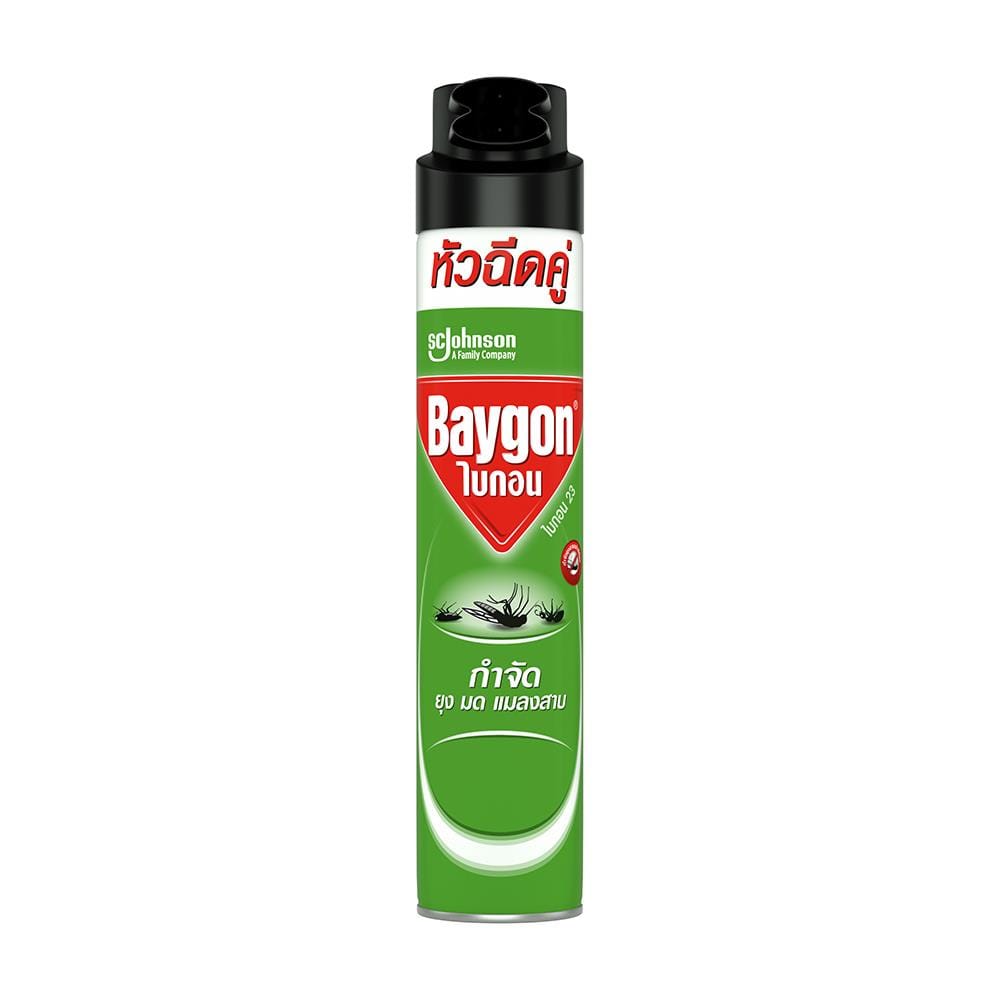 MULTI-INSECT KILLER SPRAY BAYGON 600ML GREEN