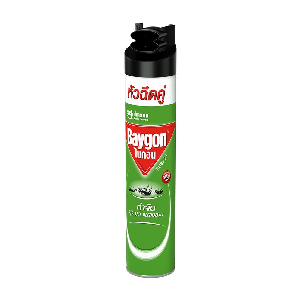 MULTI-INSECT KILLER SPRAY BAYGON 600ML GREEN