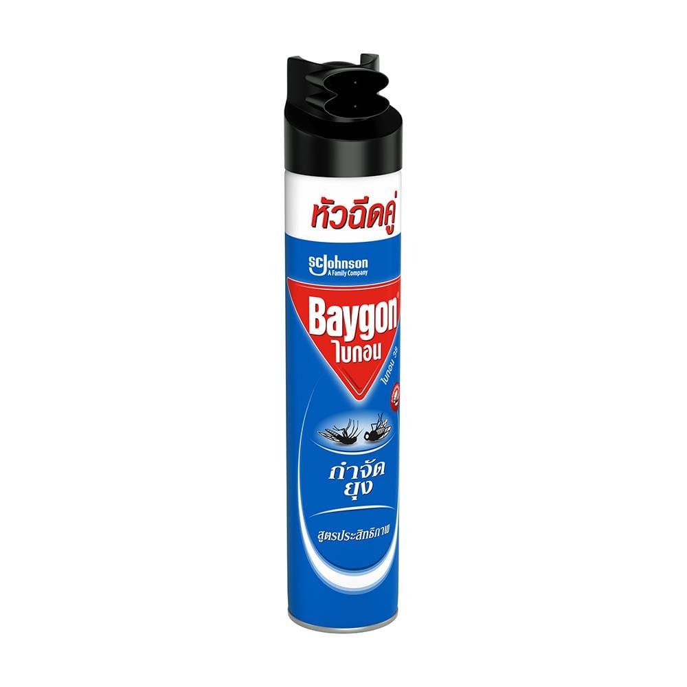 สเปรย์กำจัดยุง BAYGON 600ml BLUE