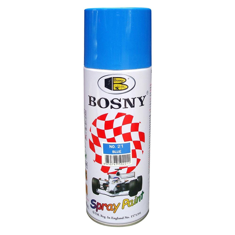 สีสเปรย์ BOSNY 21 สีน้ำเงิน 400 ซีซี