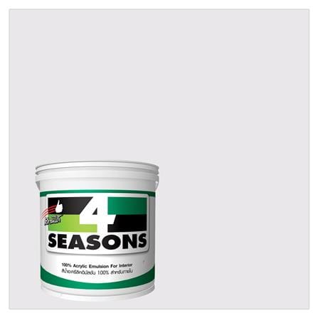 สีน้ำทาภายใน TOA 4 SEASONS สีขาว #4001 ด้าน 5 แกลลอน_0