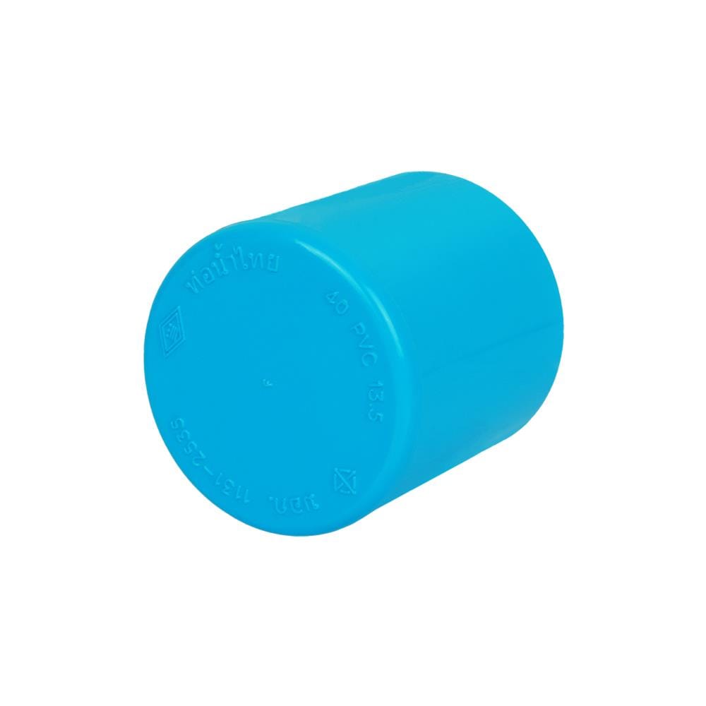 ฝาครอบ ท่อน้ำไทย 1 1/2" สีฟ้า