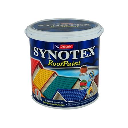 สีทาหลังคา BEGER SYNOTEX #R3175 สีแดง 1 แกลลอน