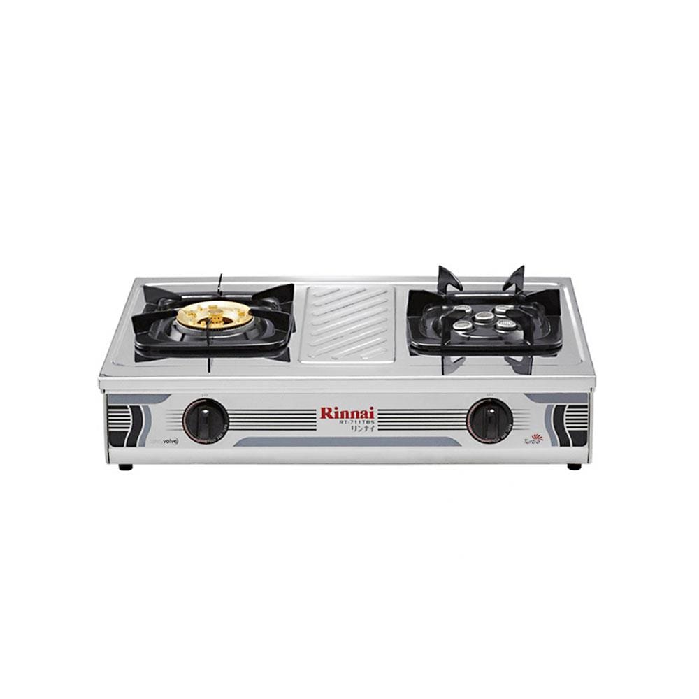 เตาแก๊สตั้งโต๊ะ 2 หัวแก๊ส RINNAI RT-711TBS