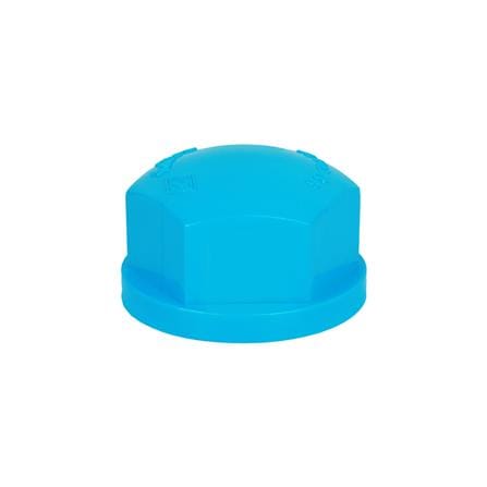 ฝาครอบเกลียว ท่อน้ำไทย 1" สีฟ้า