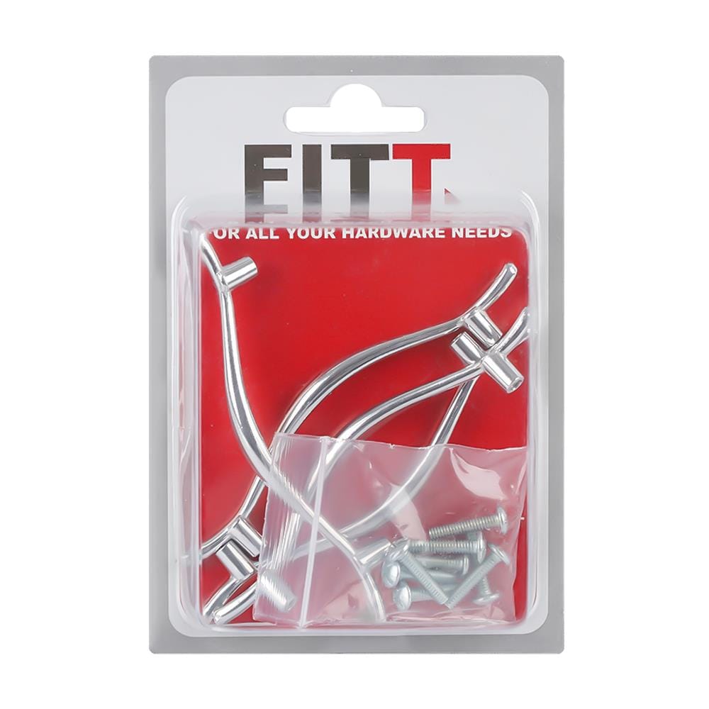 มือจับมุ้งลวดอะลูมิเนียม FITT แพ็ก 4 ชิ้น