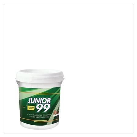 สีน้ำทาภายใน NIPPON PAINT JUNIOR99 สีขาว #300 ด้าน 5 แกลลอน_0