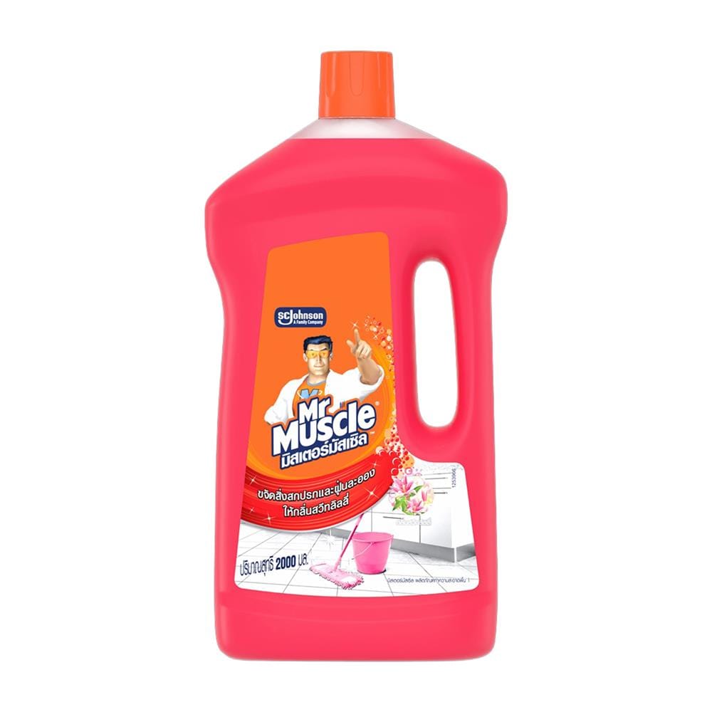 น้ำยาทำความสะอาดพื้น MR.MUSCLE 2,000 มล. สวีทลิลลี่