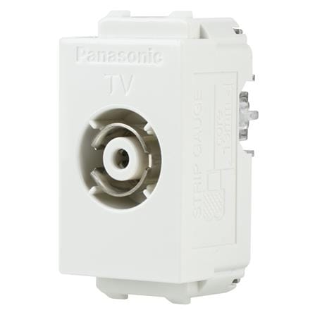 เต้ารับโทรทัศน์ 75 โอห์ม PANASONIC WEG2501 สีขาว_1