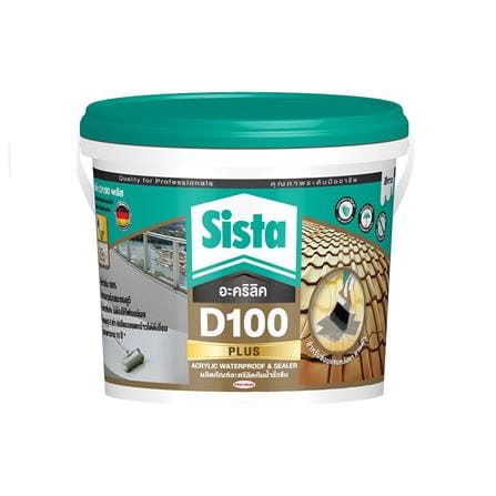อะคริลิกกันซึม SISTA D100 PLUS 2 กก. สีขาว