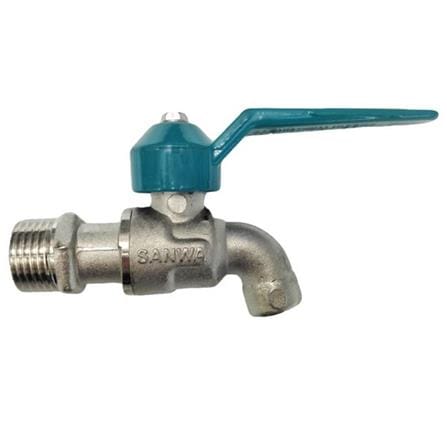 ก๊อกบอลแฟนซี SANWA 1/2 นิ้ว สีเขียว_0