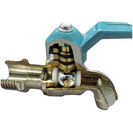 ก๊อกบอลแฟนซี SANWA 1/2 นิ้ว สีเขียว_1