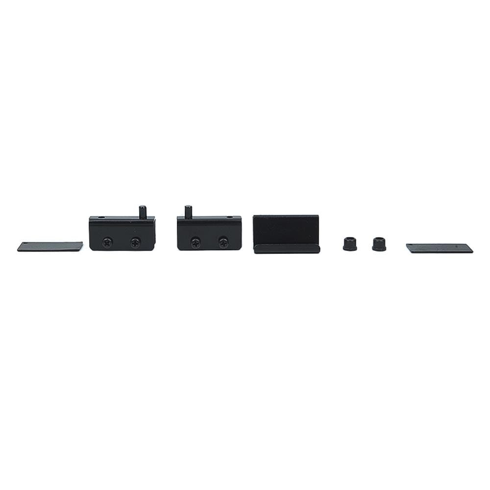 GLASS DOOR HINGE WITH HANDLE FITT GH-2040 BLACK