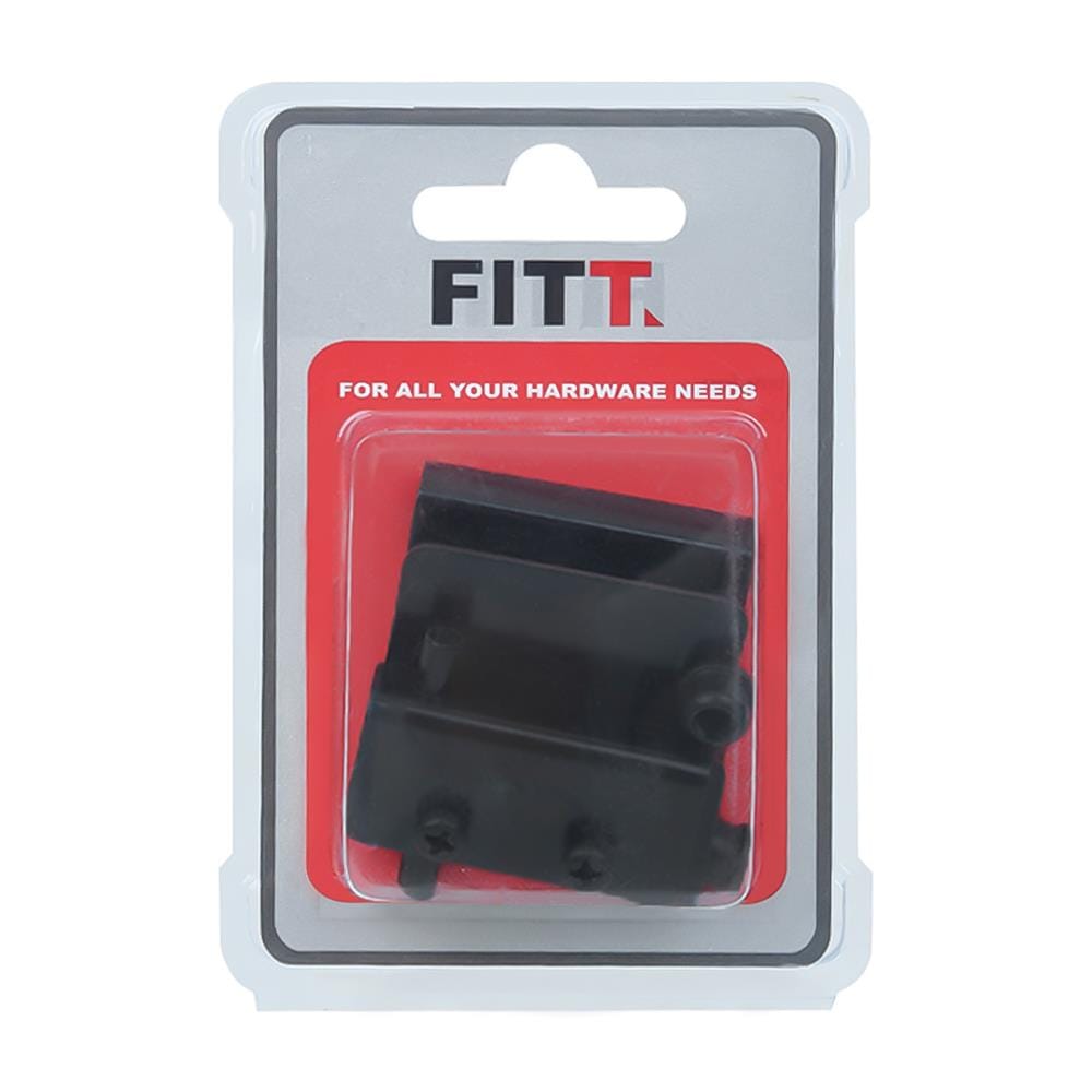 GLASS DOOR HINGE WITH HANDLE FITT GH-2040 BLACK