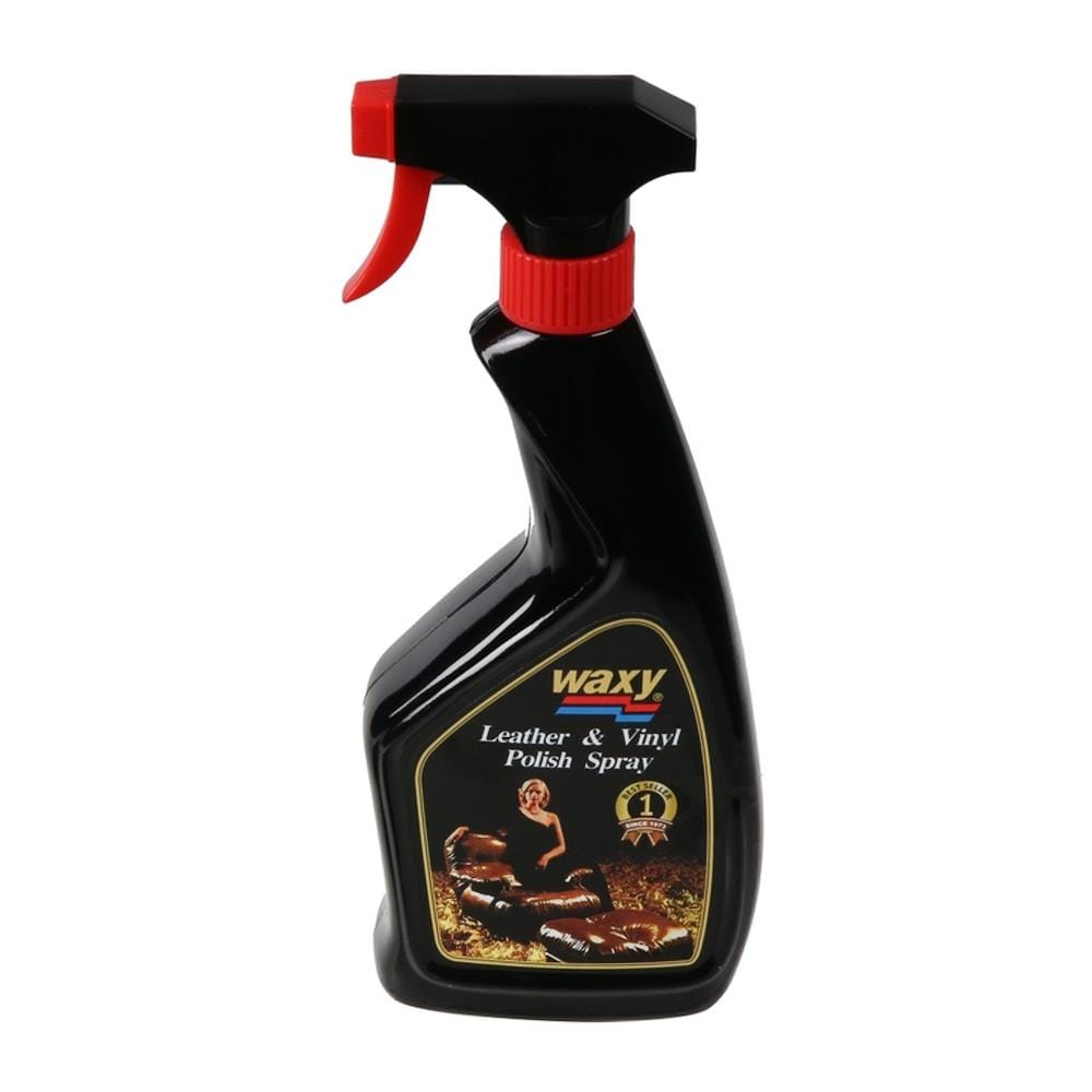 น้ำยาเช็ดเคลือบเงาผลิตภัณฑ์หนัง WAXY 450 มล.