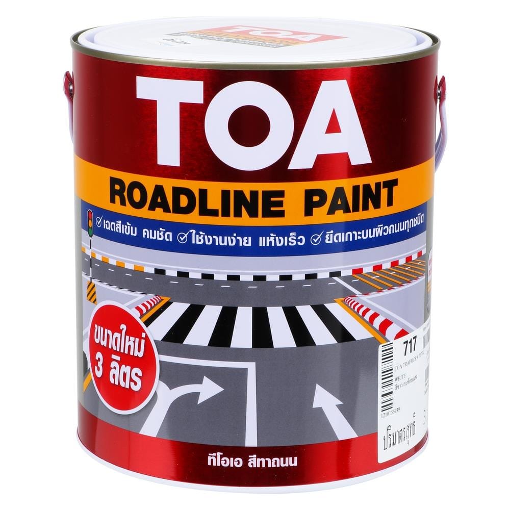 REFLECTIVE ROADLINE PAINT TOA ROADLINE 717 WHITE 3L