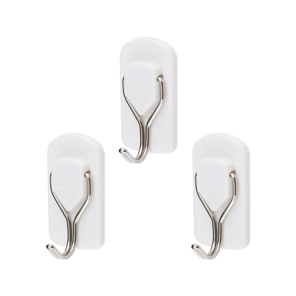 ขอแขวนเหลี่ยมติดเทปกาว SUPERLINE SL117 (1x3)
