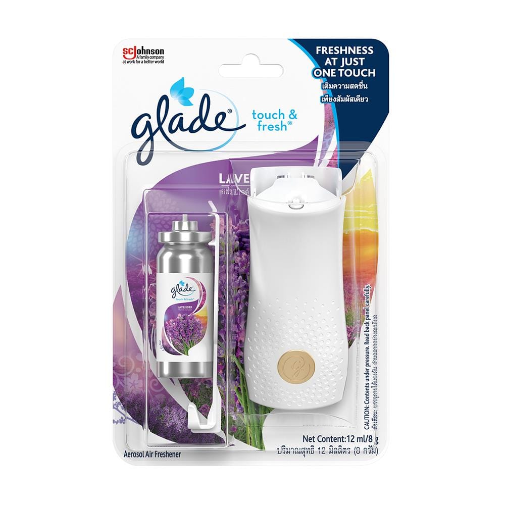 น้ำหอมปรับอากาศ GLADE TOUCH AND FRESH 12 มล. LAVENDER