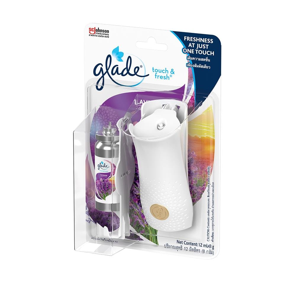น้ำหอมปรับอากาศ GLADE TOUCH AND FRESH 12 มล. LAVENDER