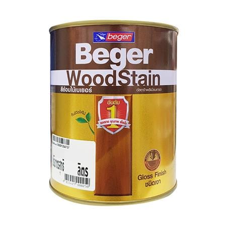 สีย้อมไม้ BEGER 1906 สีไม้มะค่า เงา 1/4 แกลลอน