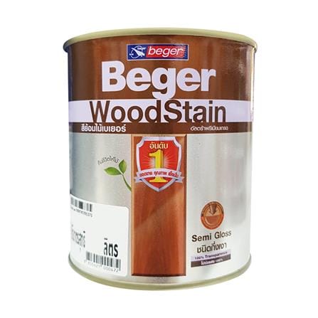 สีย้อมไม้ BEGER 2902 สีไม้สักห้าดาว กึ่งเงา 1/4 แกลลอน
