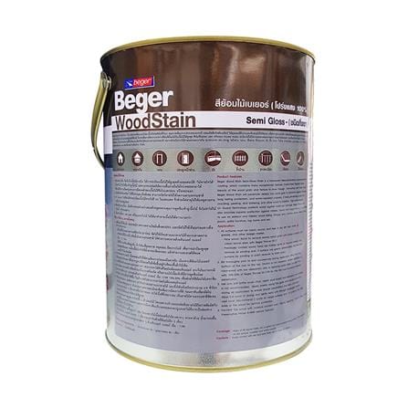 สีย้อมไม้ BEGER 2901 สีไม้สักทอง กึ่งเงา 1 แกลลอน_1