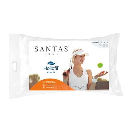 หมอนหนุน ใยสังเคราะห์ SANTAS HOLLOFIL FIRM 19x29 นิ้ว สีขาว_5