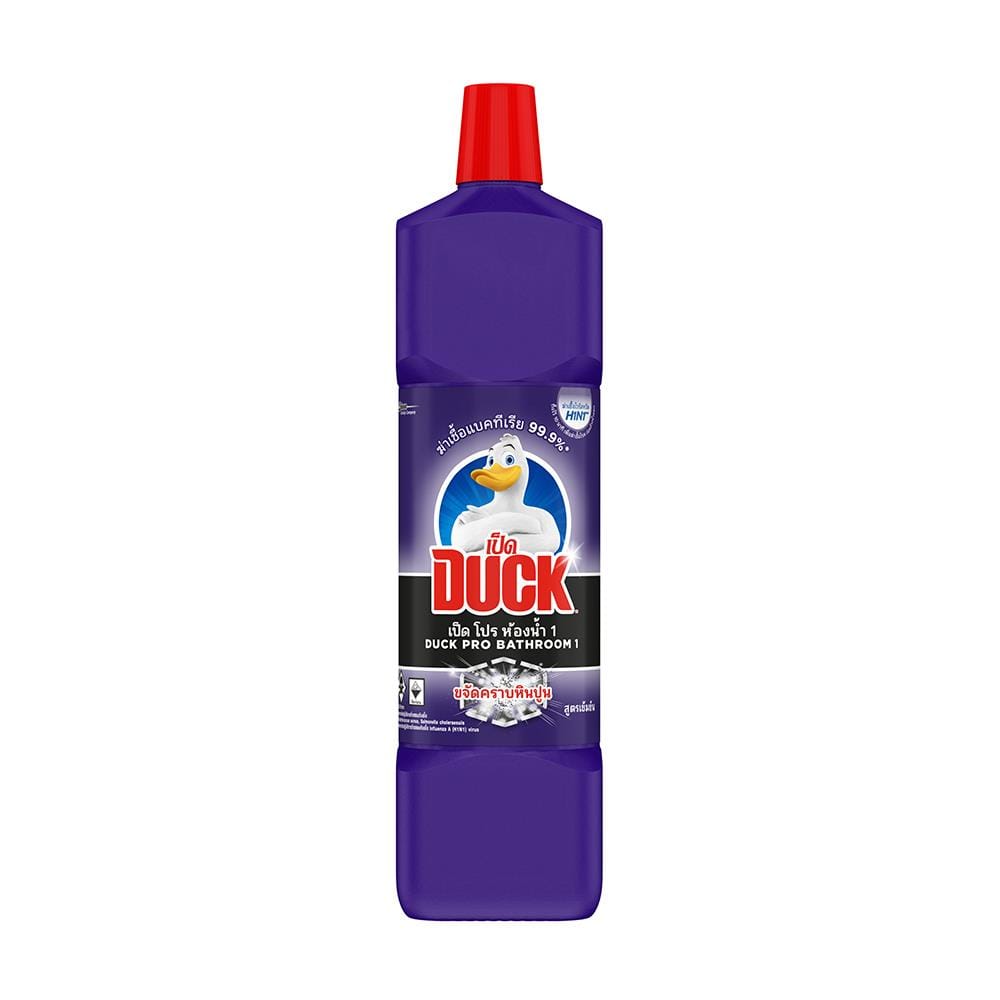 น้ำยาทำความสะอาดห้องน้ำ เป็ด 900ml สีม่วง